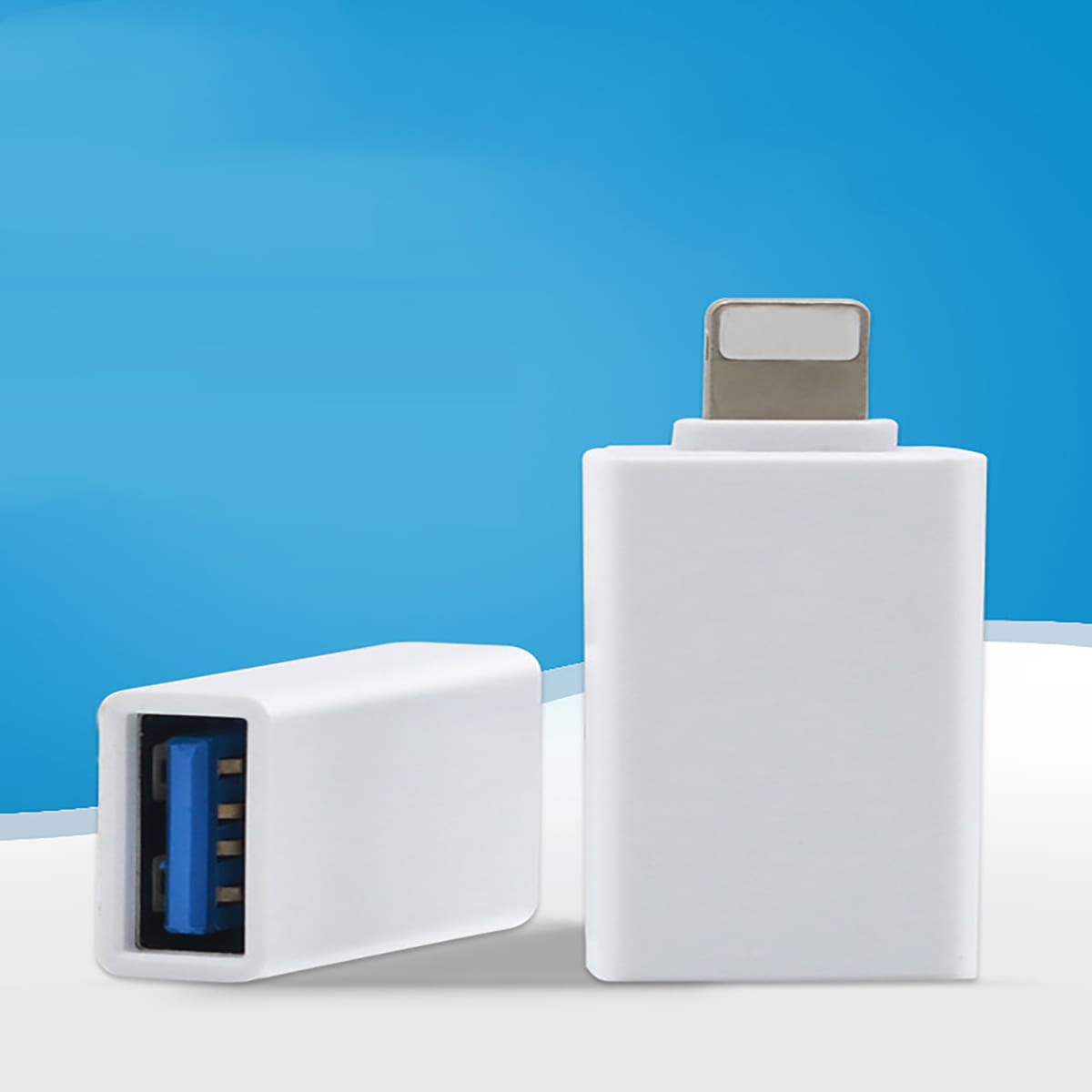 

1pc iPhone Adapter Converter, White