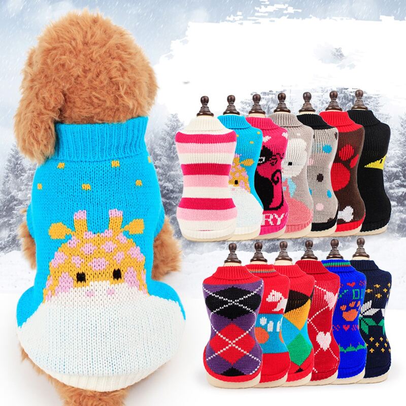 

1pc Random Cartoon Dog Sweater, Multicolor