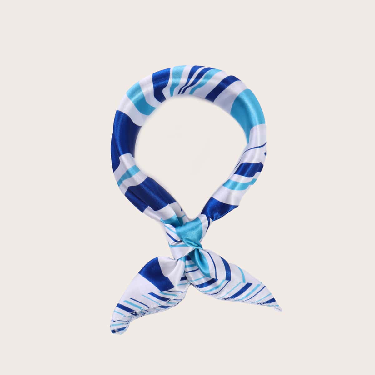 

Colorblock Striped Bandana, Multicolor
