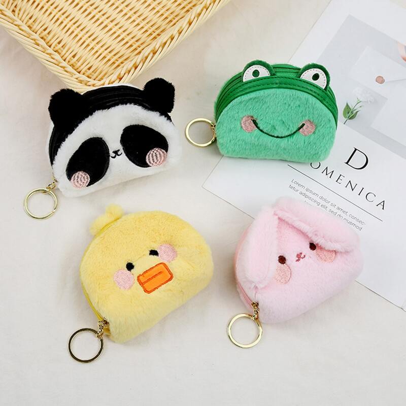 

1pc Random Cartoon Coin Purse Keychain, Multicolor