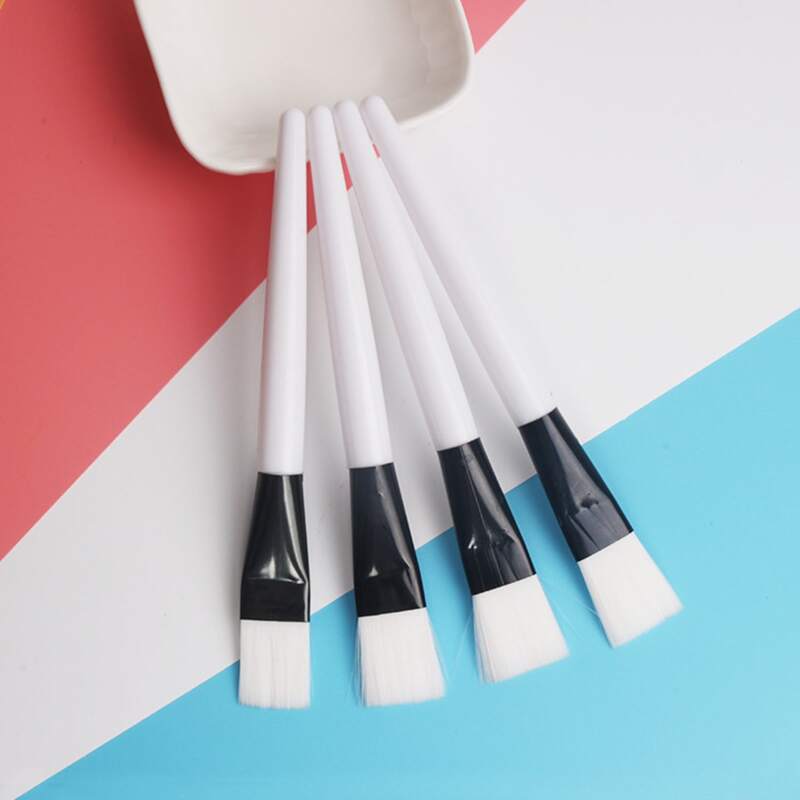 

4pcs Solid Facial Sheet Brush, White