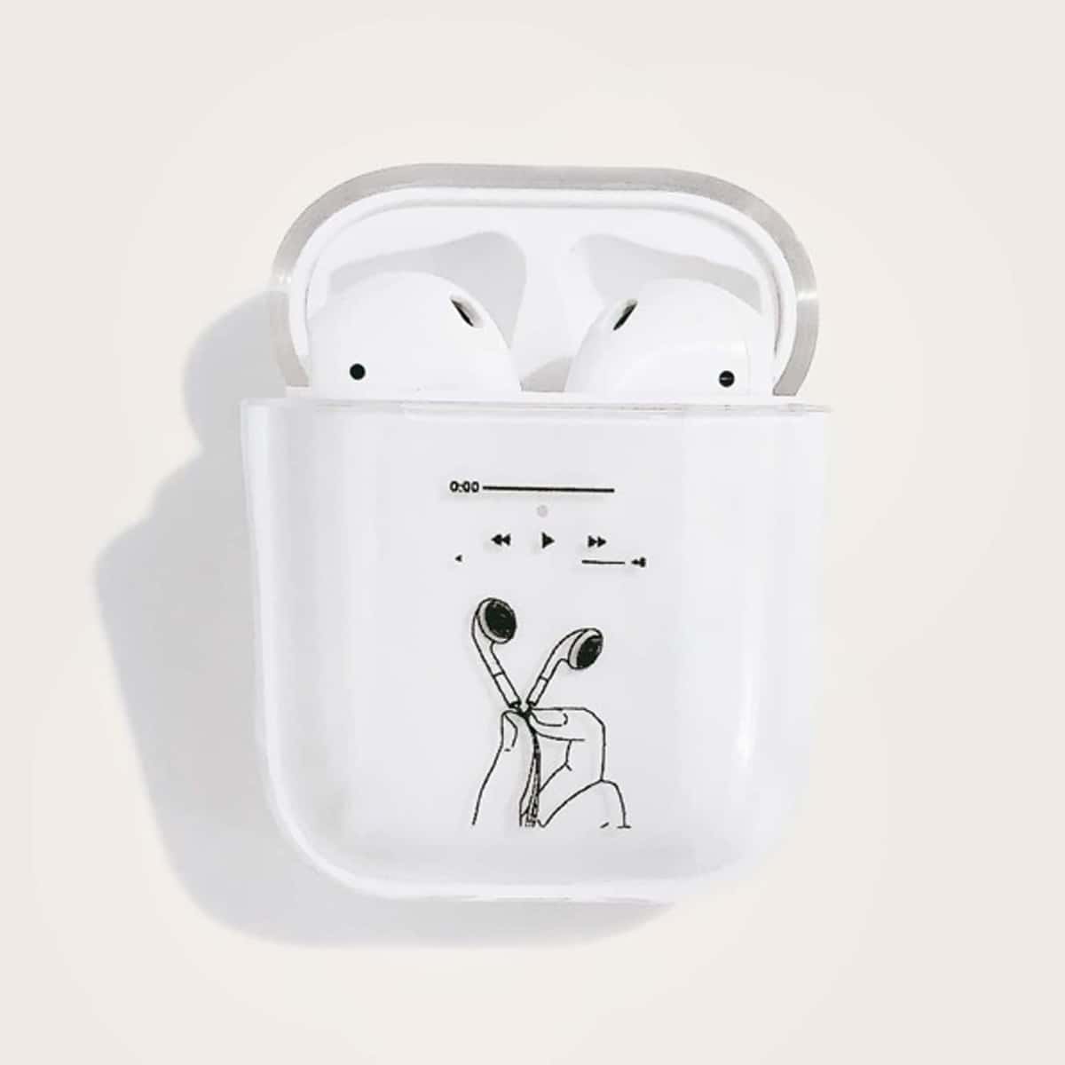 

Headset & Hand Clear AirPods Case