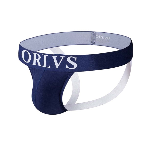 

Men Letter Graphic Jockstrap, Navy blue