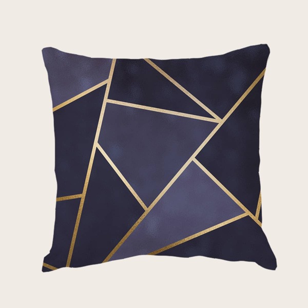 

Geometric Pattern Cushion Cover Without Filler, Multicolor