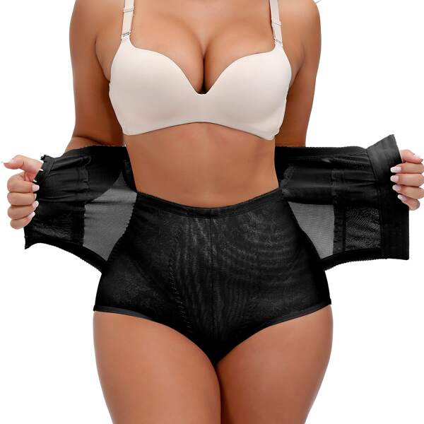

Solid Shapewear Panty, Black