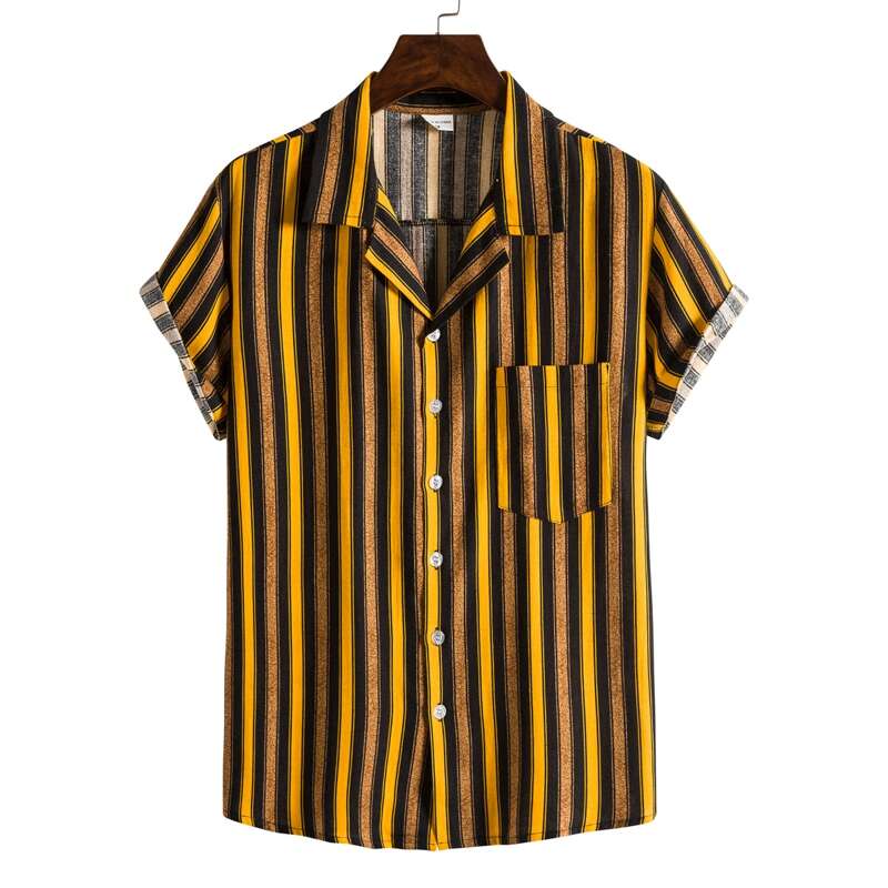

Guys Striped Shirt, Yellow