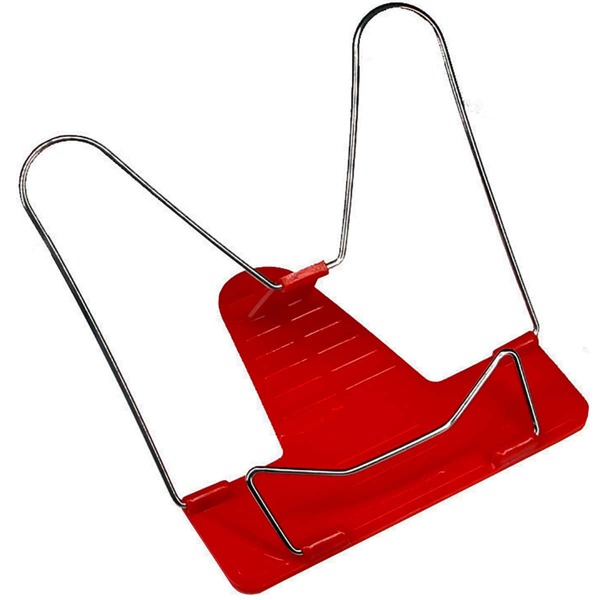 

1pc Portable Foldable Bookend, Red