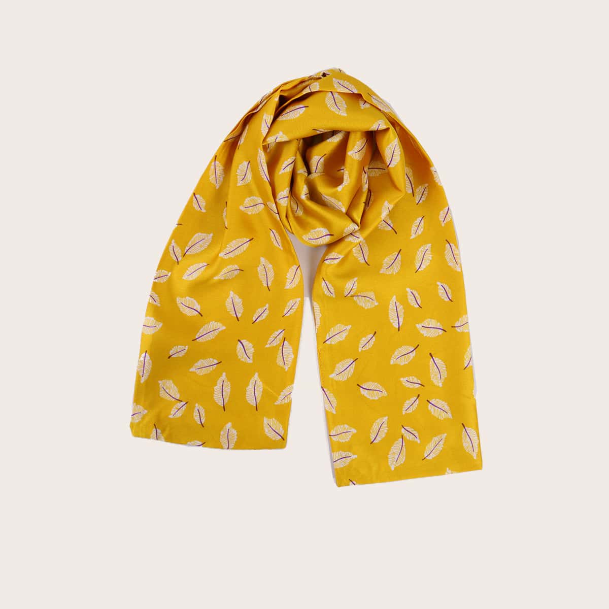 

Leaf Twilly Scarf, Multicolor