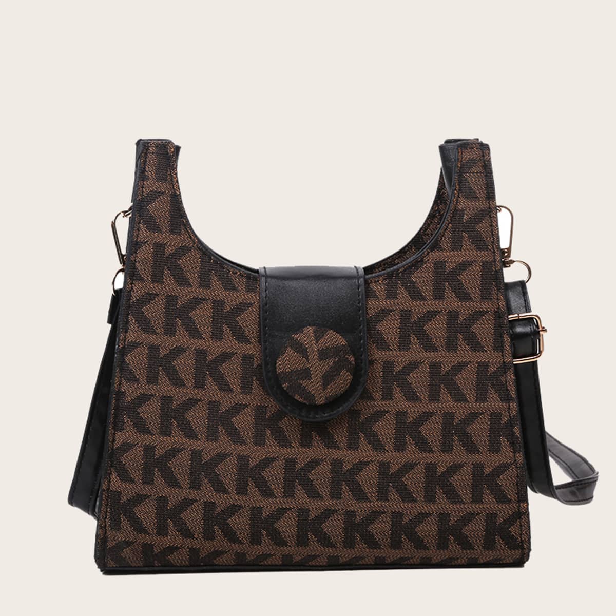 

Letter Graphic Crossbody Bag, Multicolor