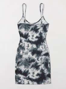 Muchica 蝴蝶圖案紮染洋裝