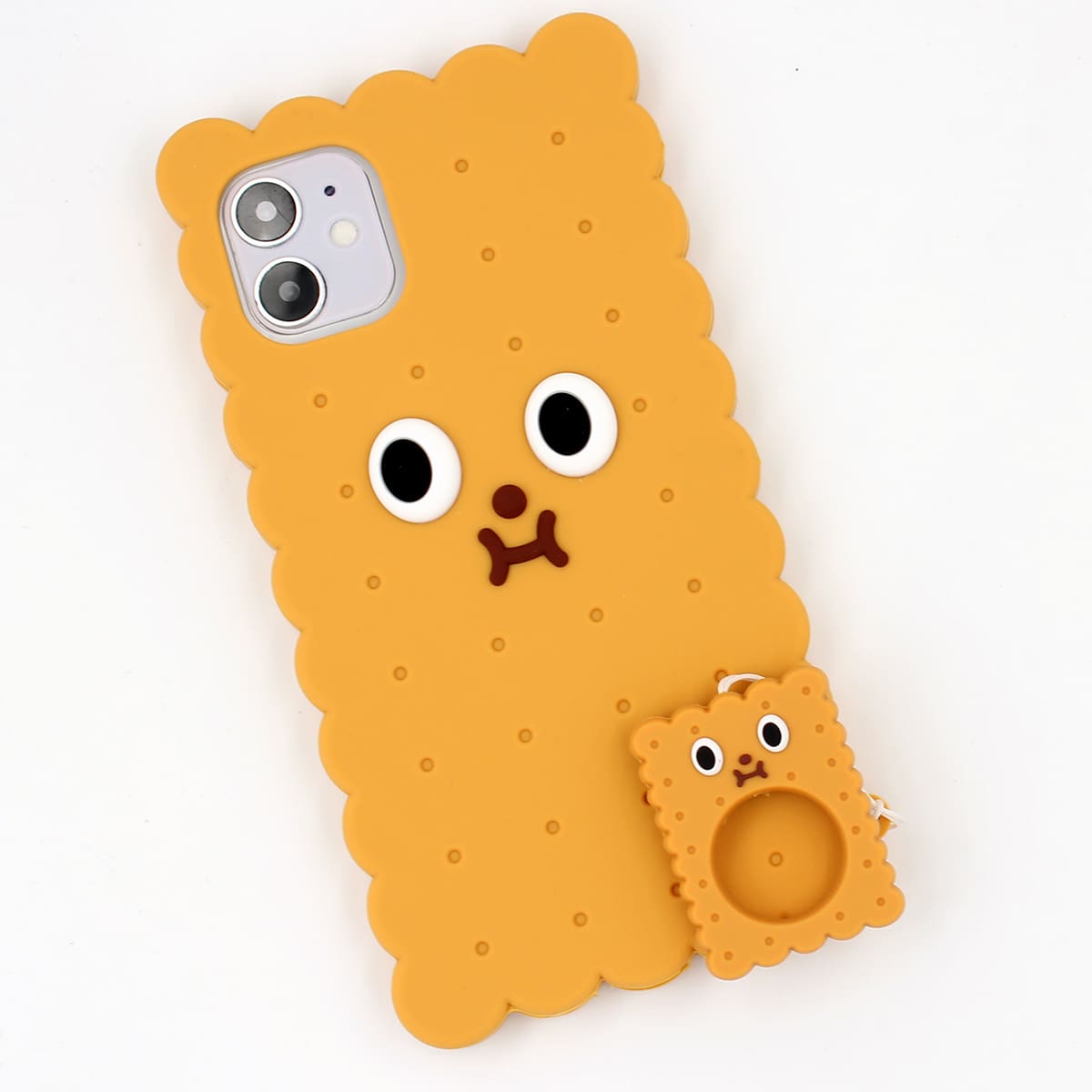 

Cartoon Biscuit iPhone Case, Mustard yellow