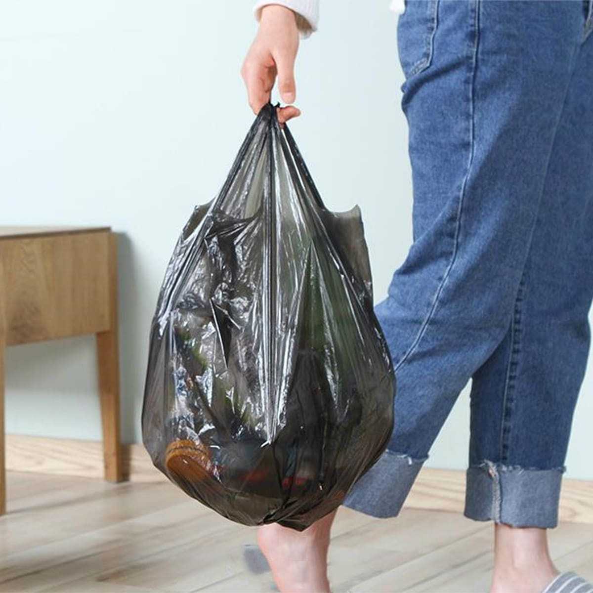 

1roll Portable Random Color Garbage Bag, Multicolor
