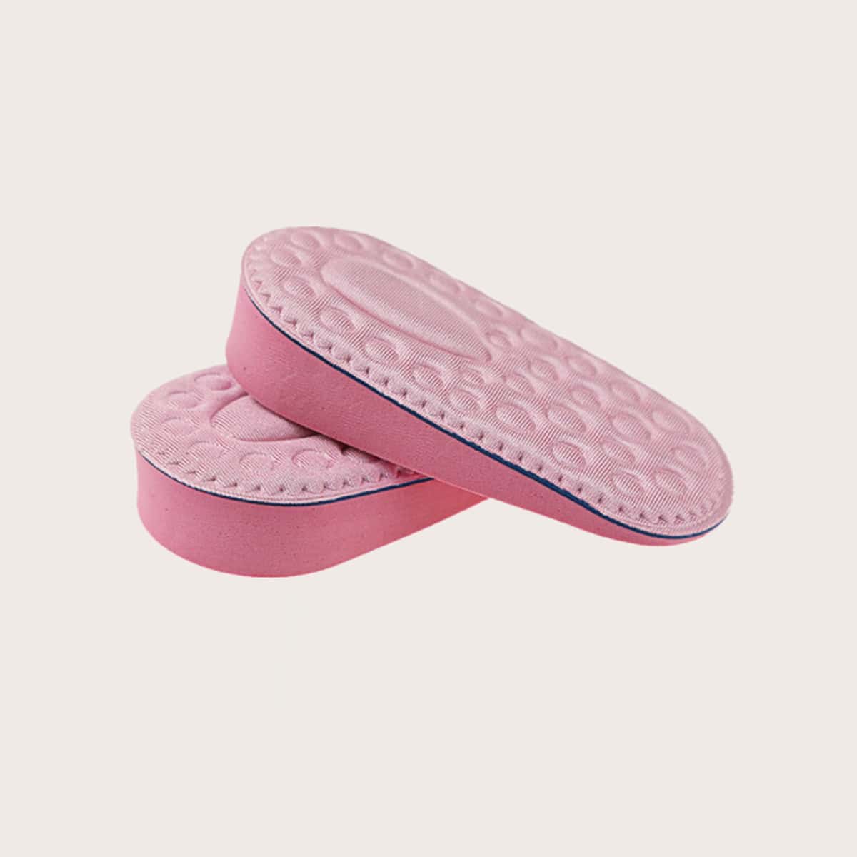

1pair Invisible Heighten Insole, Pink