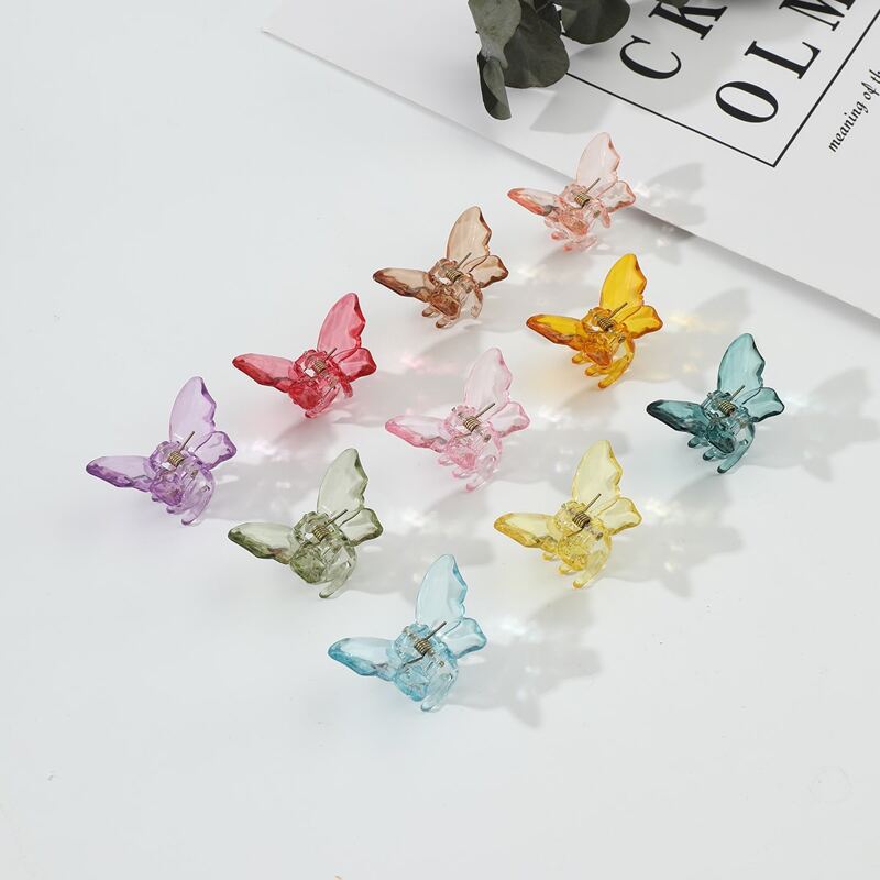 

3pcs Random Butterfly Hair Claw, Multicolor
