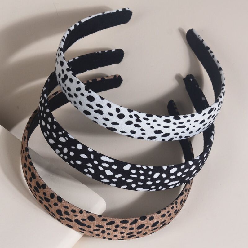 

3pcs Dalmatian Headband, Multicolor