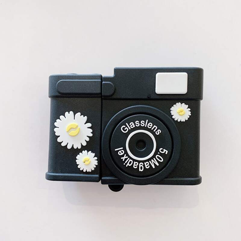 

Daisy Camera Shaped AirPods Case, Black