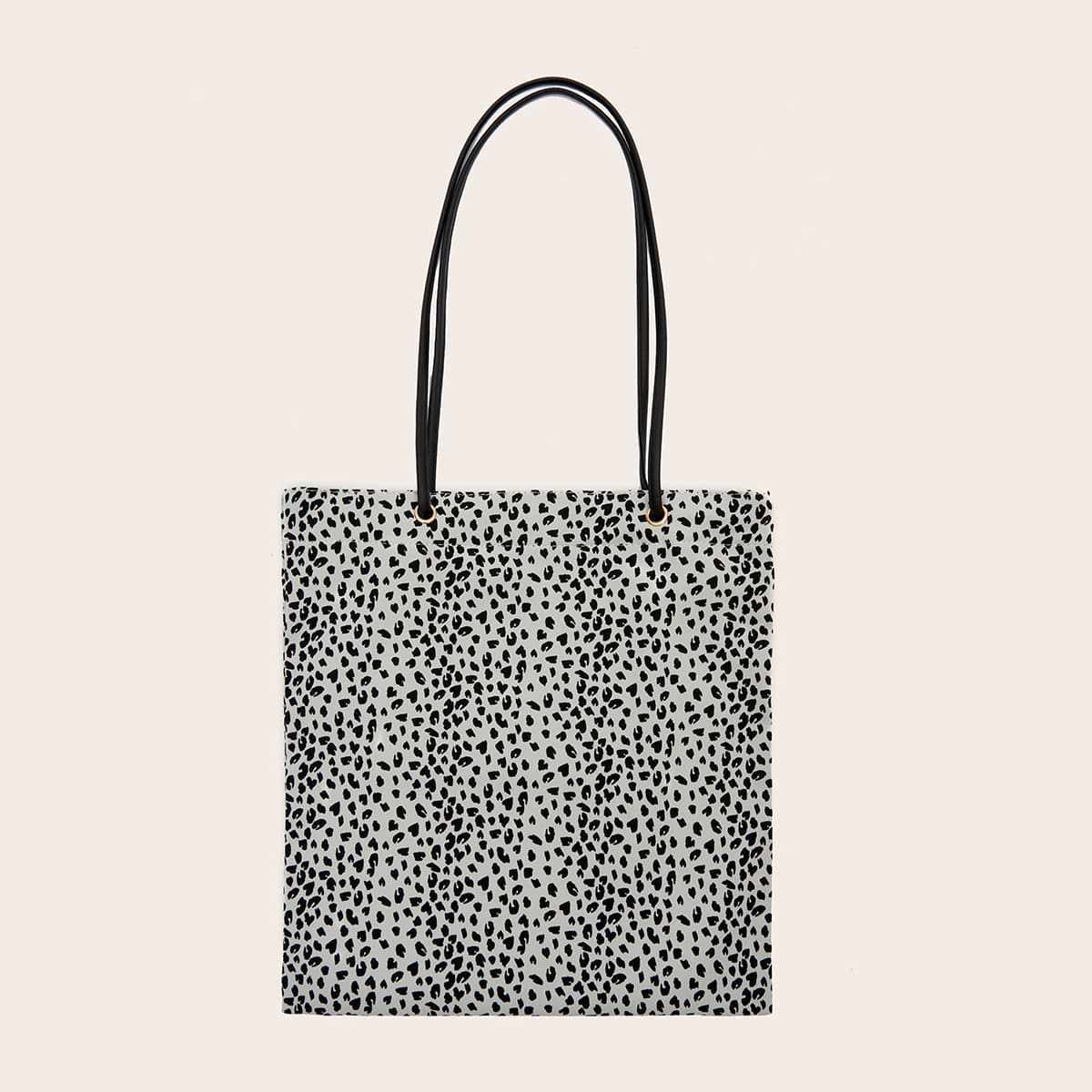 Image of Dot Print Shopper Bag