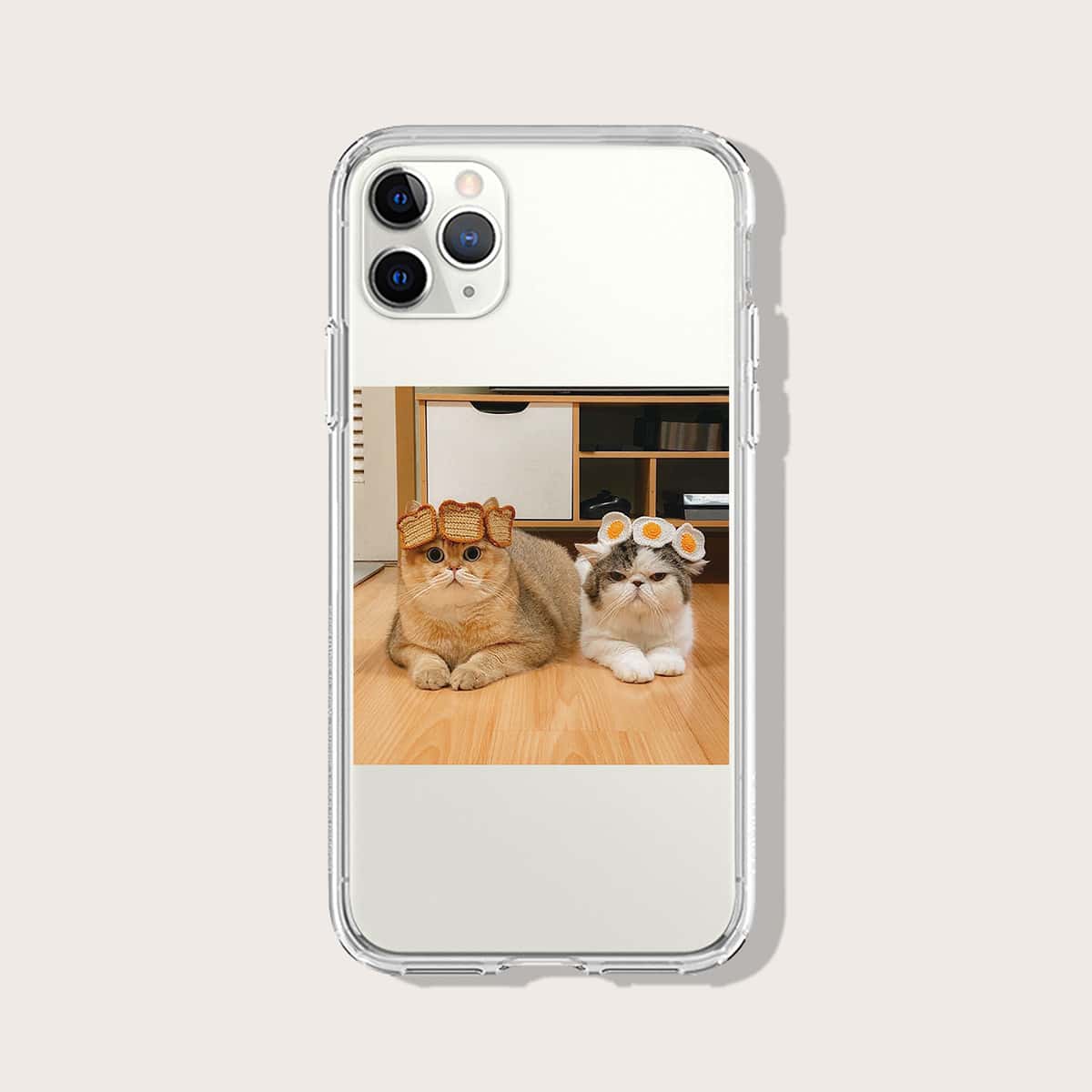 

Cat Print iPhone Case, Multicolor