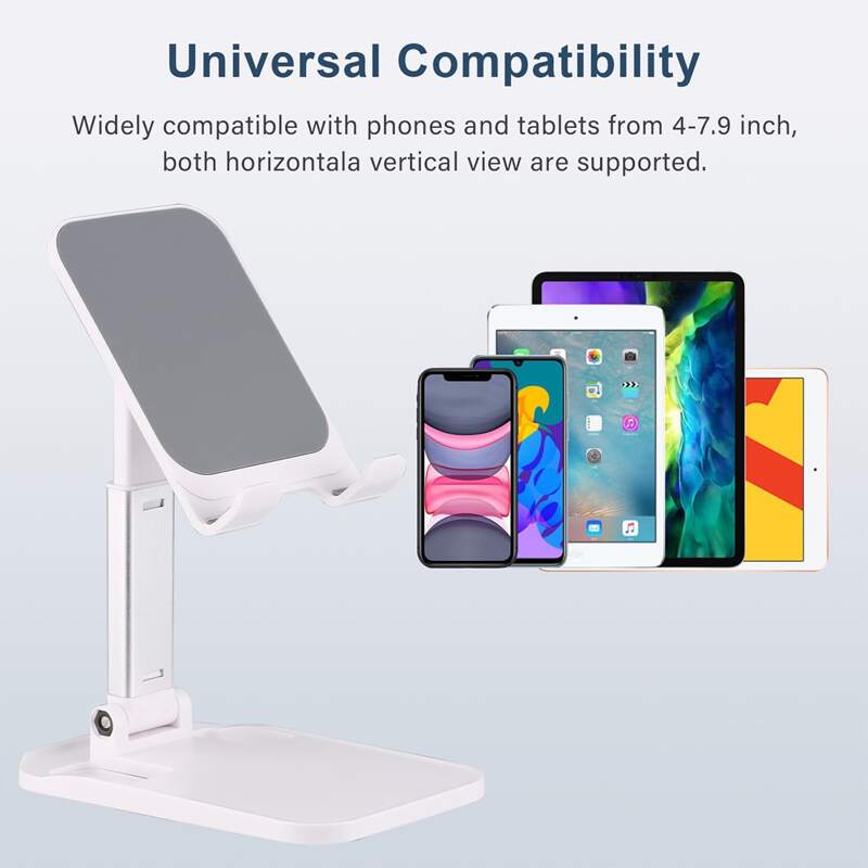 

1pc Desktop Phone Holder, White