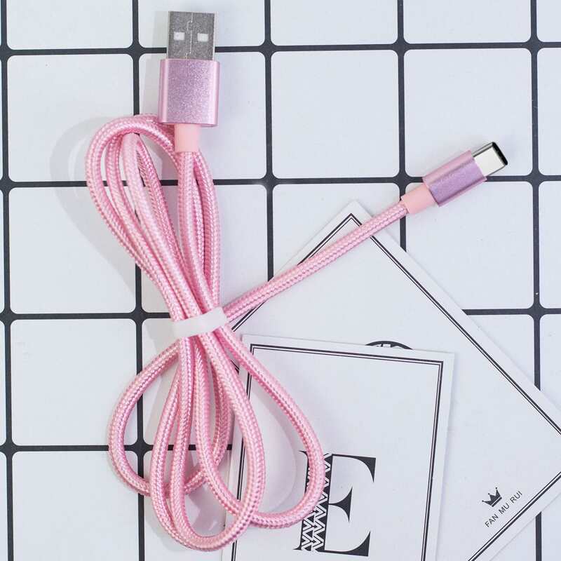 

1pc Type-C Data Cable, Pink