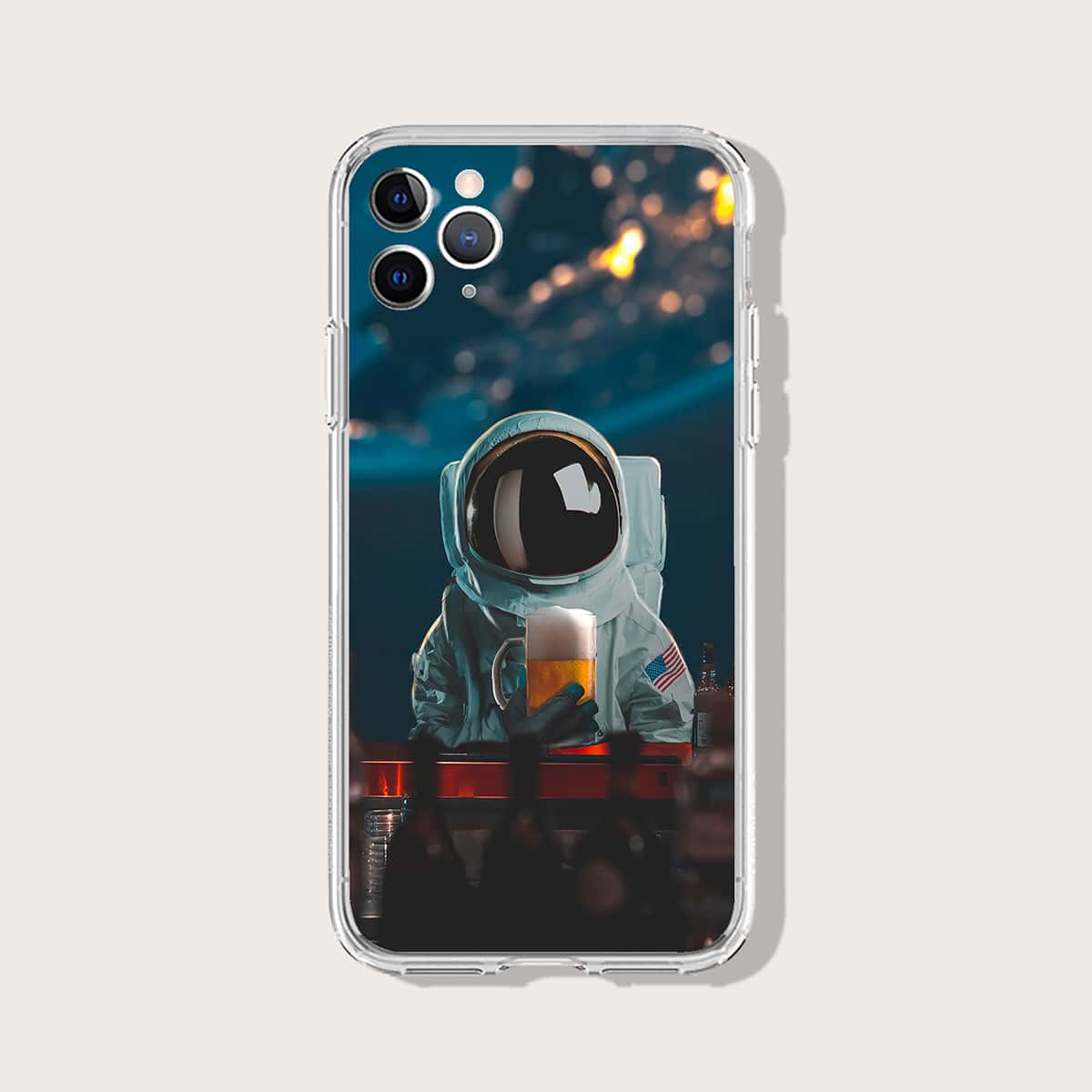 

Astronaut Print iPhone Case, Multicolor