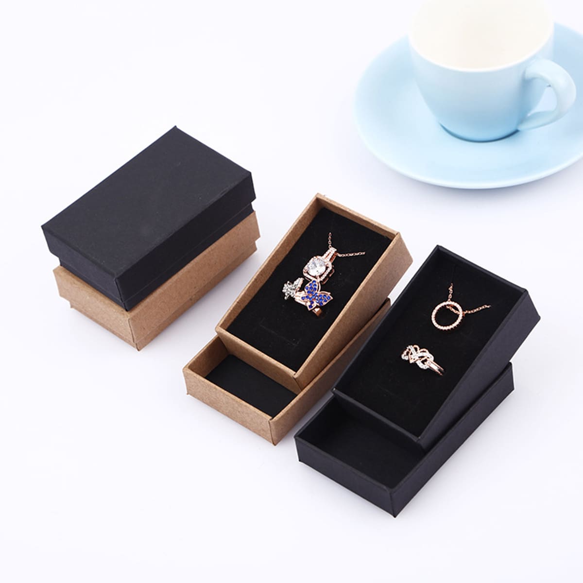 

1pc Jewelry Packing Box, Multicolor