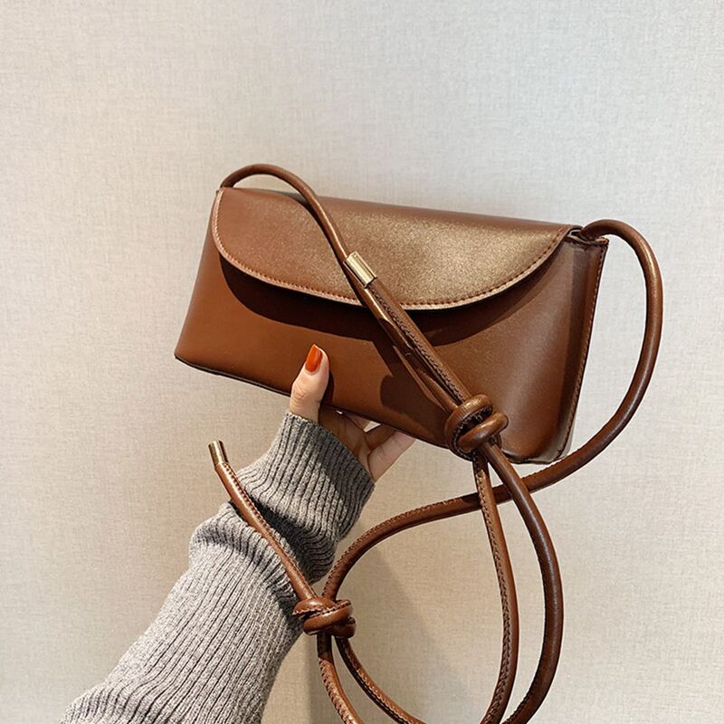

Minimalist Baguette Bag, Coffee brown
