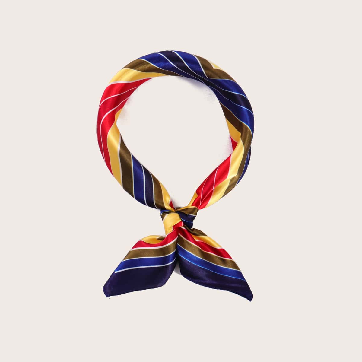 

Colorblock Striped Bandana, Multicolor