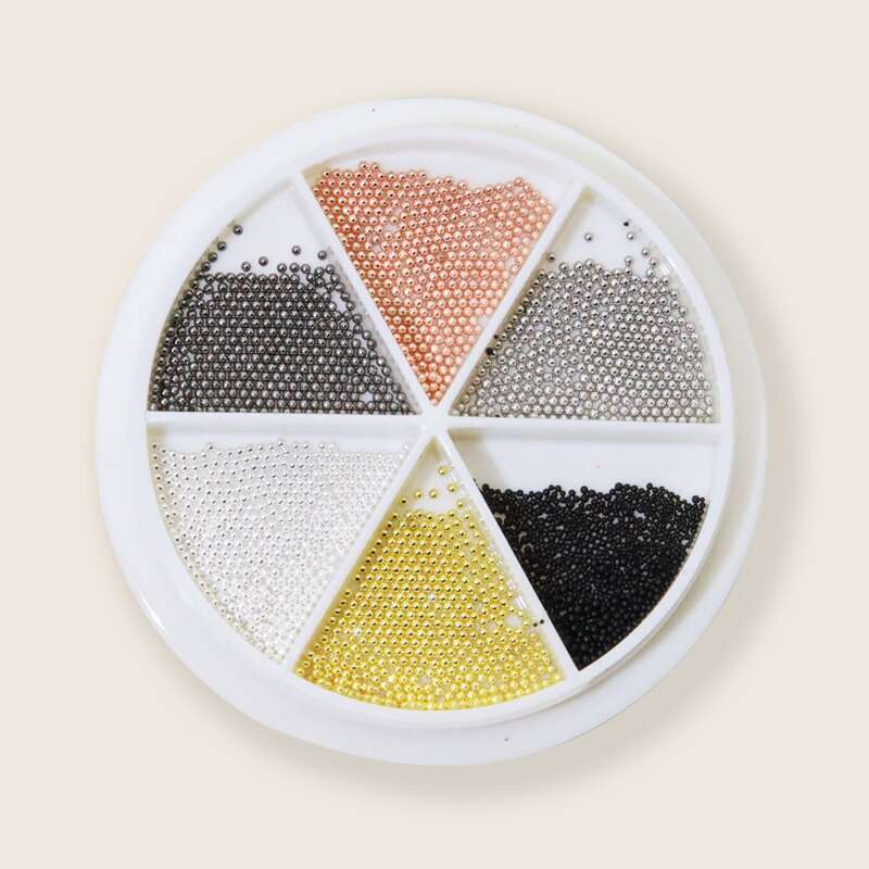 

1box Colorful Nail Art Bead, Multicolor