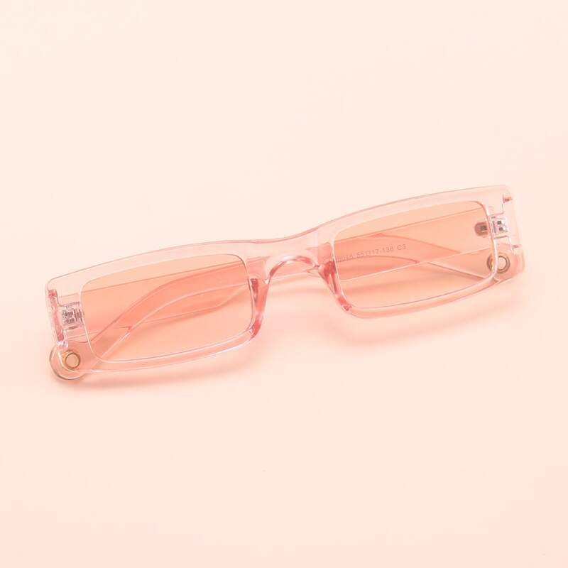

Clear Rectangle Frame Sunglasses