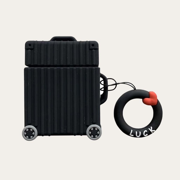 

Suitcase Shaped AirPods Case, Black