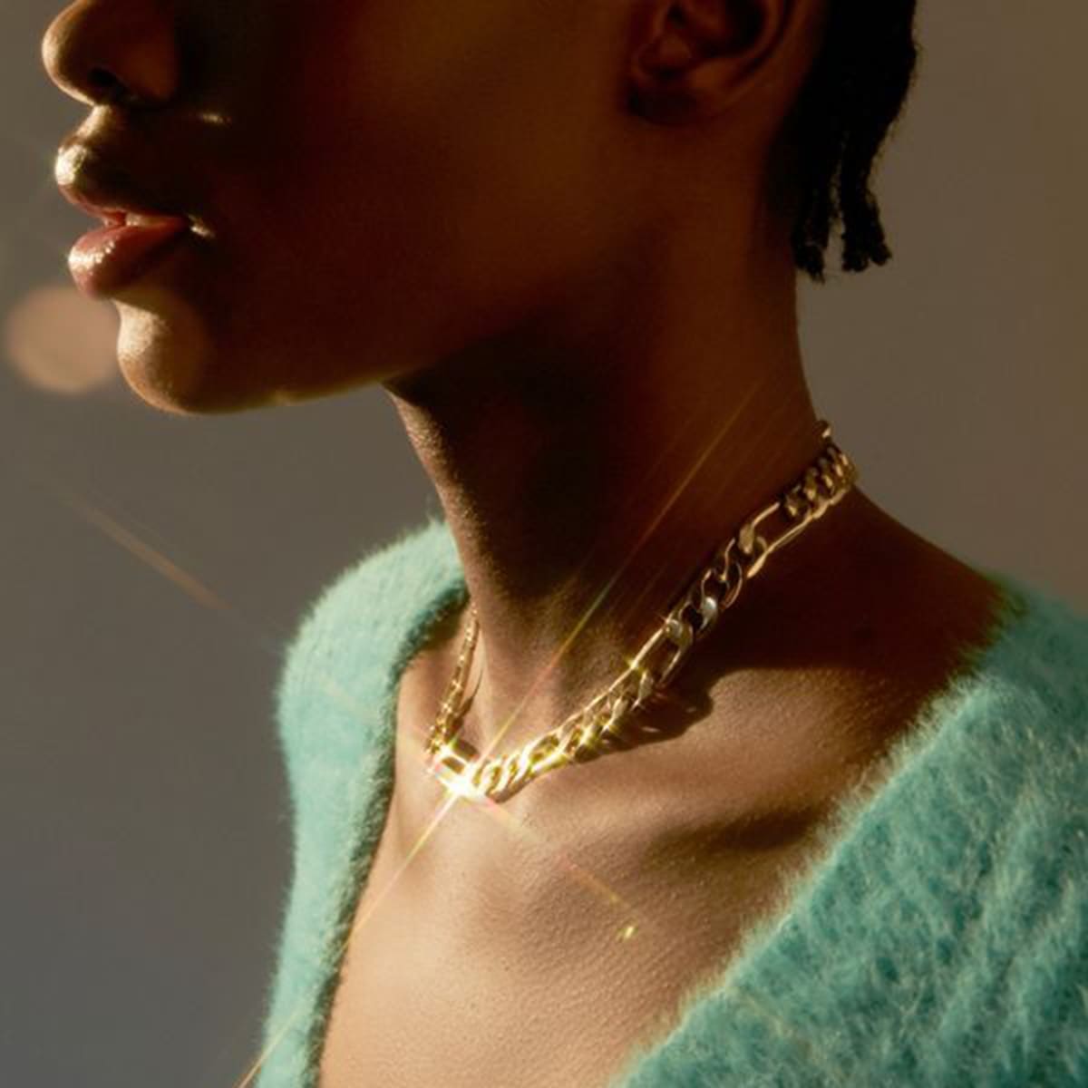 

Metal Chain Necklace, Gold