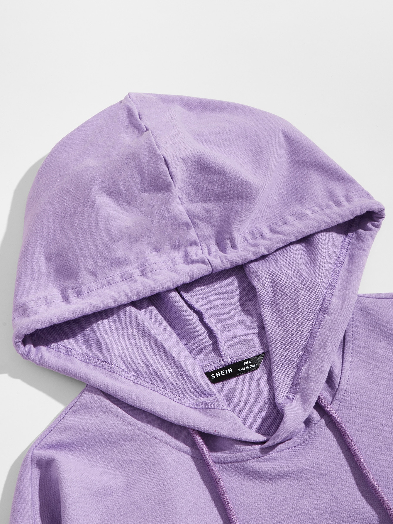 men rose print pocket front hoodie