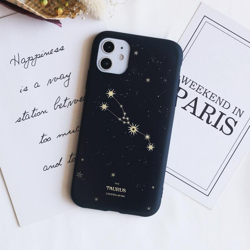 

Taurus iPhone Case, Black