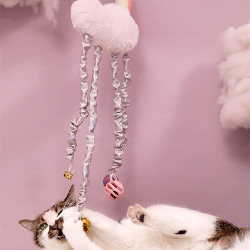 

Rainbow Shaped Cat Sound Toy, Multicolor