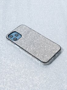 情人节亮片 Y2k 奢华全覆盖水钻镶嵌手机壳，适用于 防水防震防摔防刮