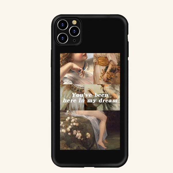 

Чехол для iPhone с узором, Чёрный