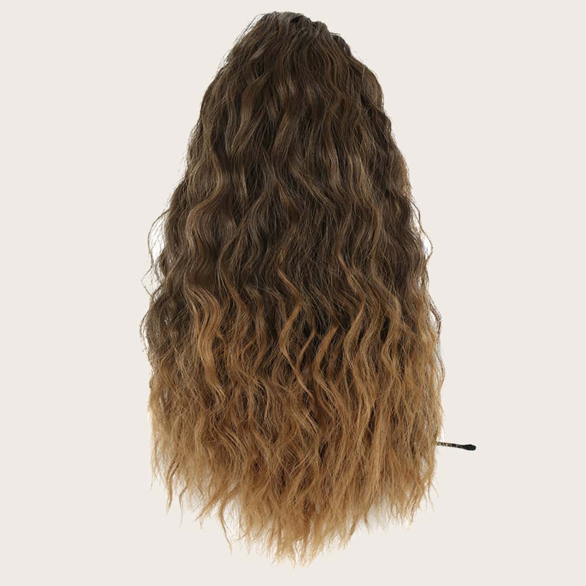 

Natural Long Curly Ponytail, Brown