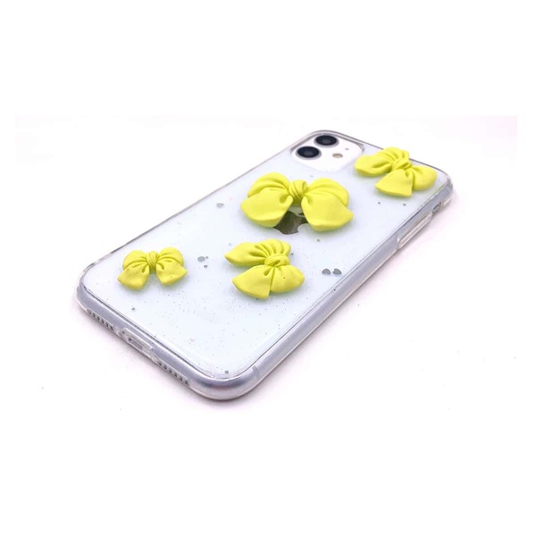 

Bow Decor iPhone Case, Yellow