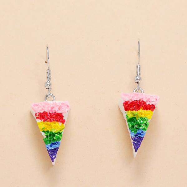 

Girls Cake Drop Earrings, Multicolor