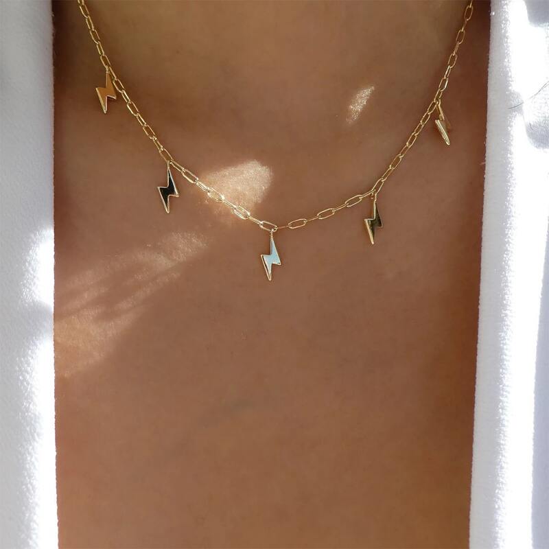 

Thunder Chain Necklace, Gold