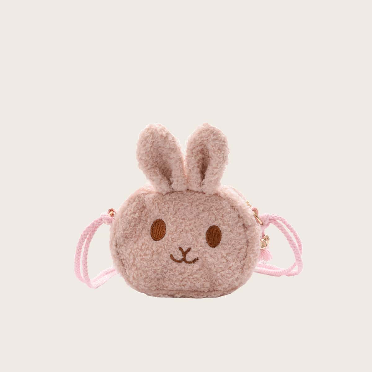 

Cartoon Rabbit Crossbody Bag, Dusty pink