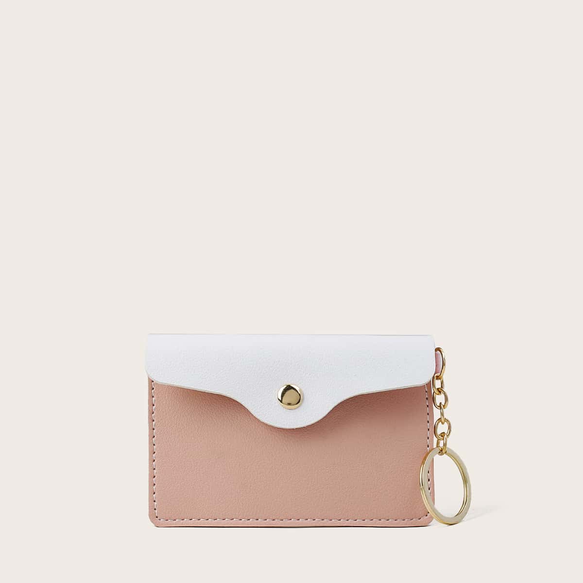

Colorblock Coin Purse, Dusty pink