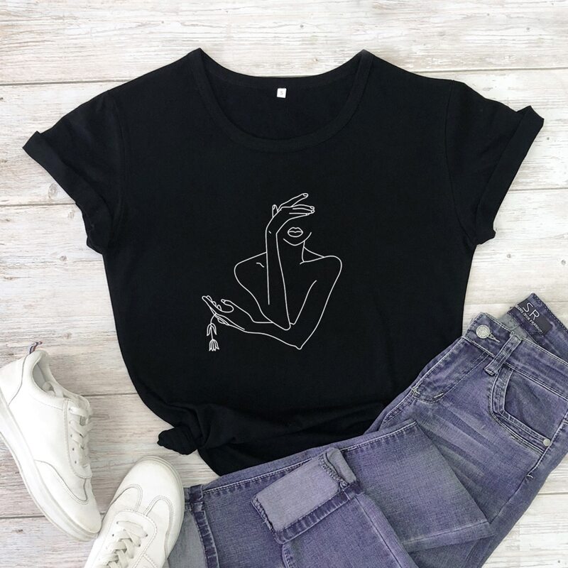

Figure Graphic Tee, Black