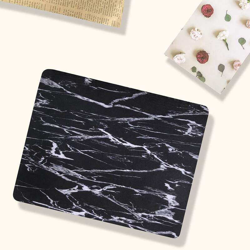 

Marble Pattern Mouse Pad, Black
