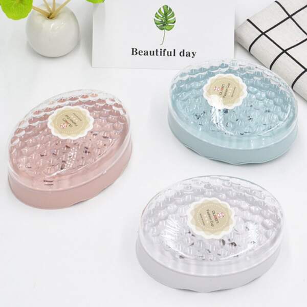 

1pc Random Color Soap Dish Holder, Multicolor