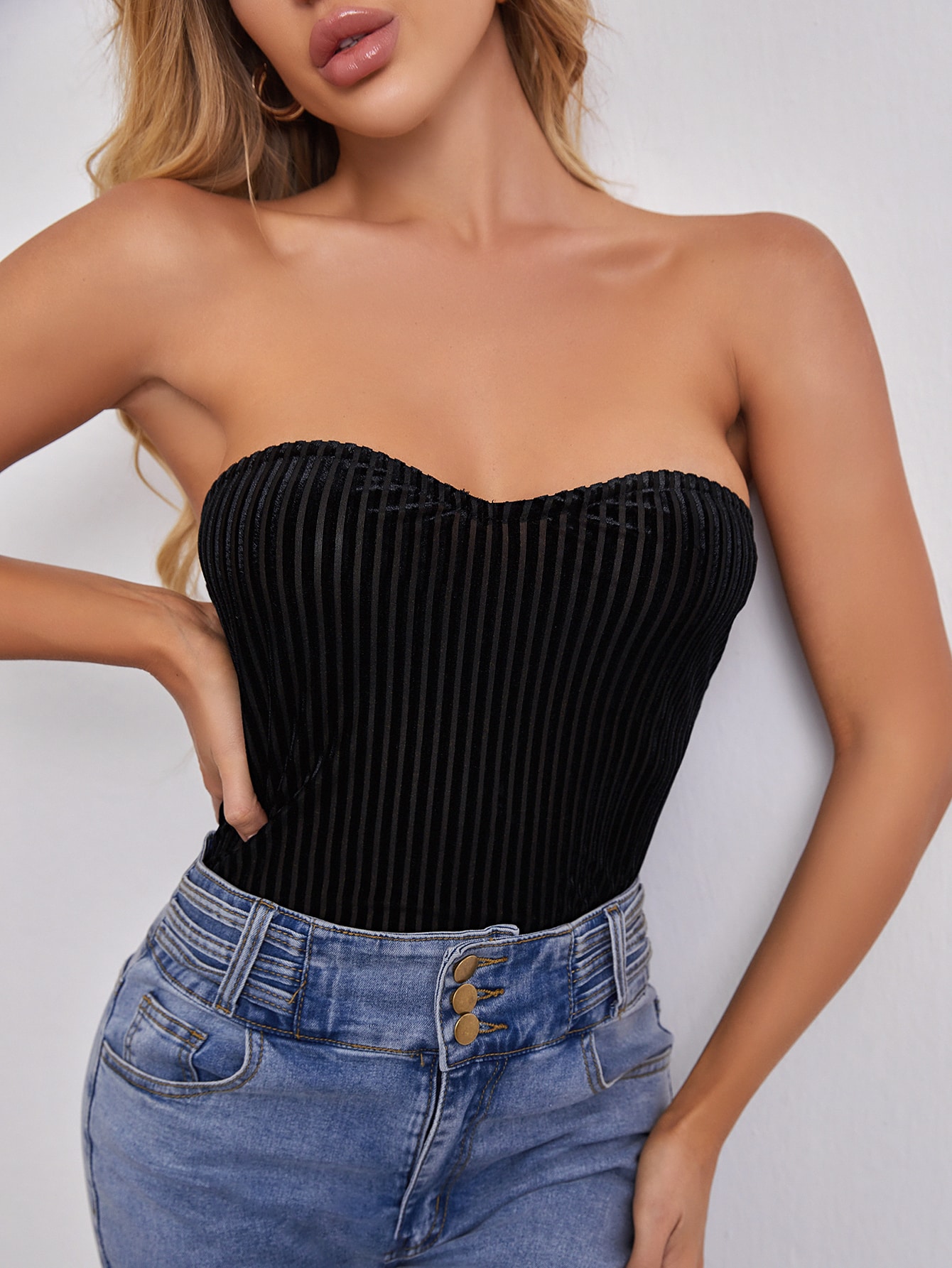 Velvet Tube Top thumbnail
