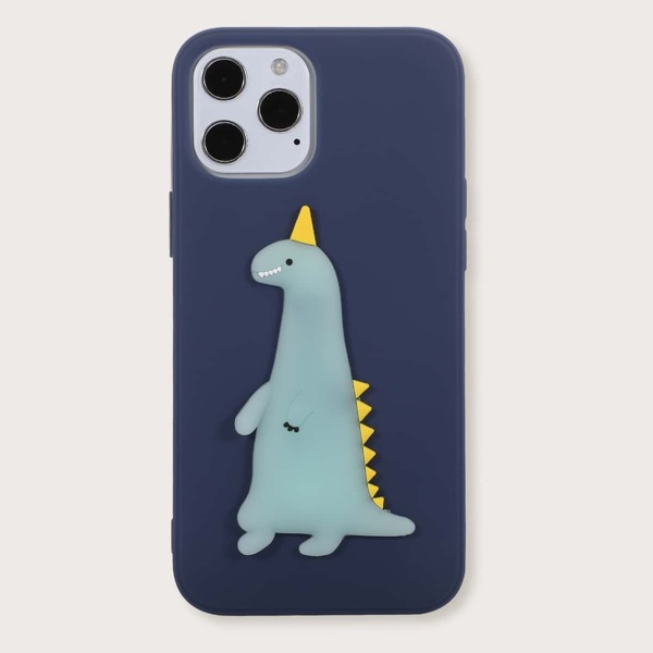 

Чехол для iPhone с динозавром, Синий