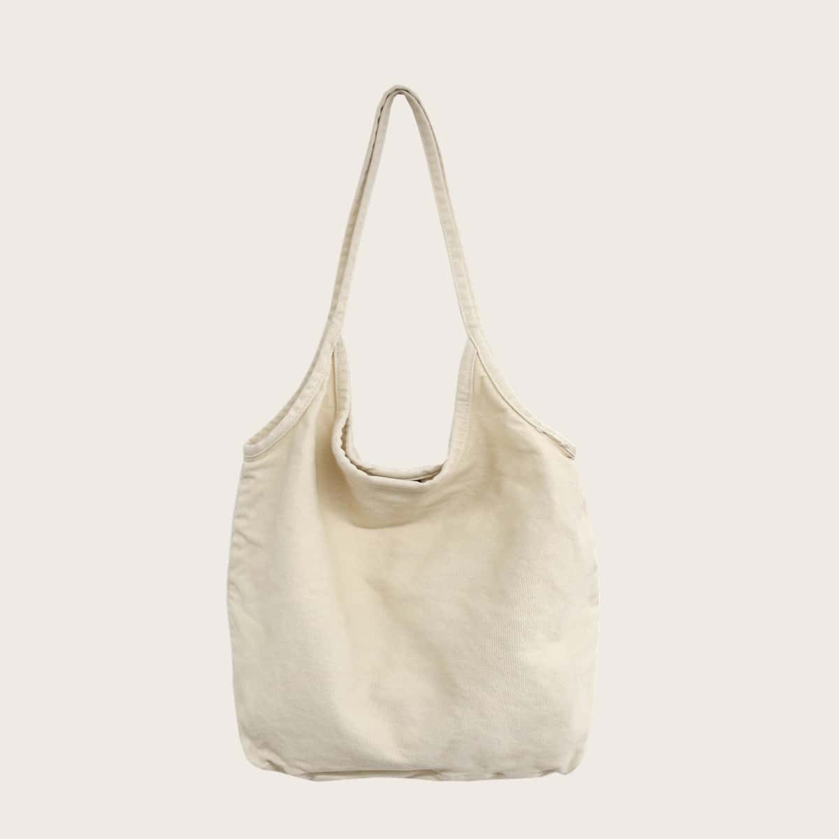 

Minimalist Tote Bag, White