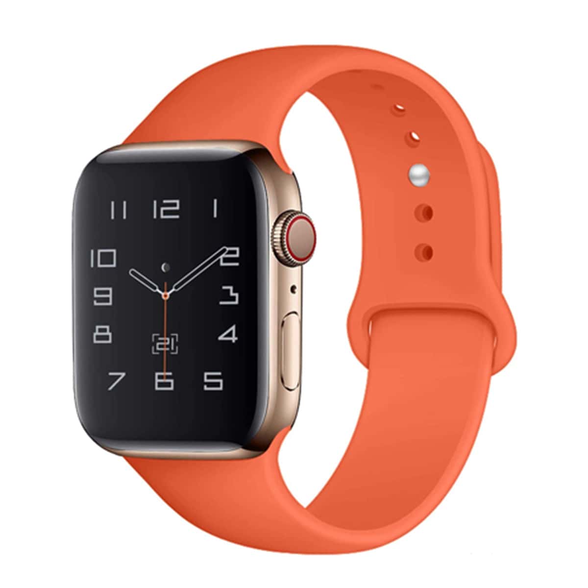 

Solid Adjustable Apple Watch Band, Orange